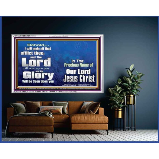 HIS GLORY SHALL BE SEEN UPON YOU  Custom Art and Wall Décor  GWAMBASSADOR10315  