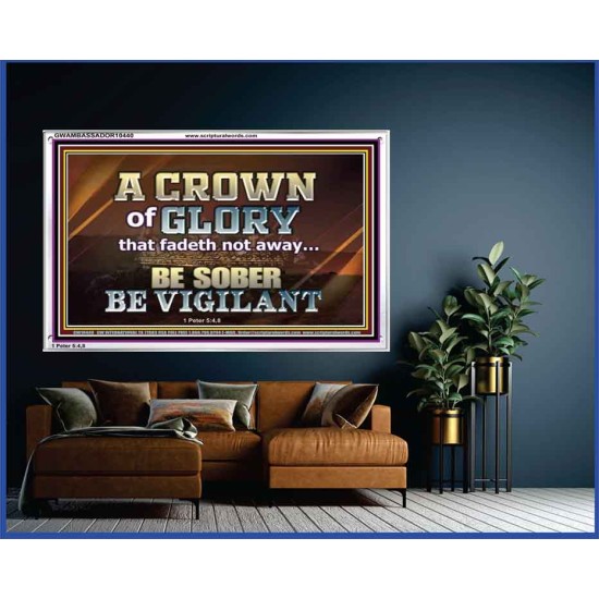 CROWN OF GLORY FOR OVERCOMERS  Scriptures Décor Wall Art  GWAMBASSADOR10440  