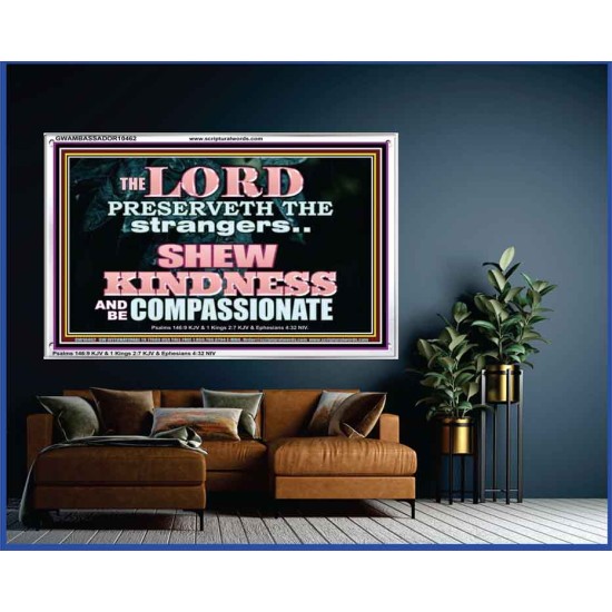 SHEW KINDNESS AND BE COMPASSIONATE  Christian Quote Acrylic Frame  GWAMBASSADOR10462  