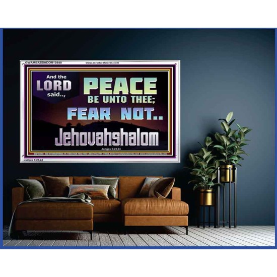 JEHOVAHSHALOM PEACE BE UNTO THEE  Christian Paintings  GWAMBASSADOR10540  