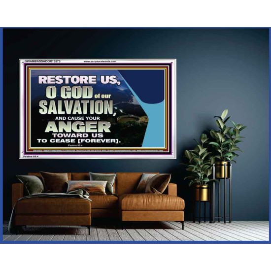 GOD OF OUR SALVATION  Scripture Wall Art  GWAMBASSADOR10573  