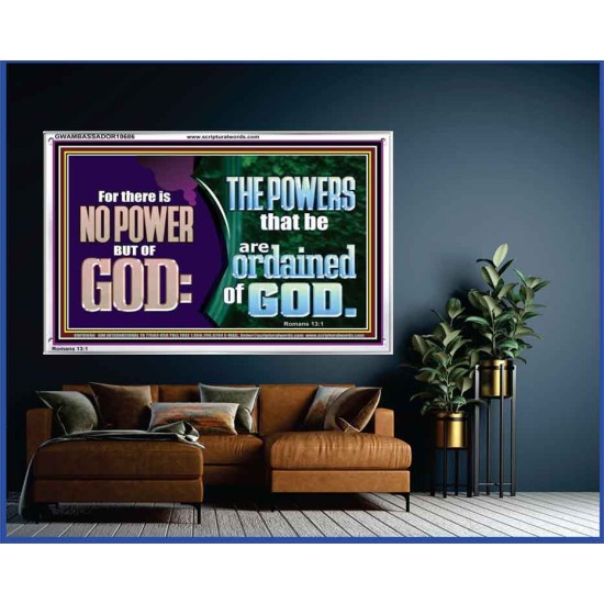 THERE IS NO POWER BUT OF GOD THE POWERS THAT BE ARE ORDAINED OF GOD  Church Acrylic Frame  GWAMBASSADOR10686  