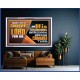 DILIGENTLY KEEP THE COMMANDMENTS OF THE LORD OUR GOD  Ultimate Inspirational Wall Art Acrylic Frame  GWAMBASSADOR10719  