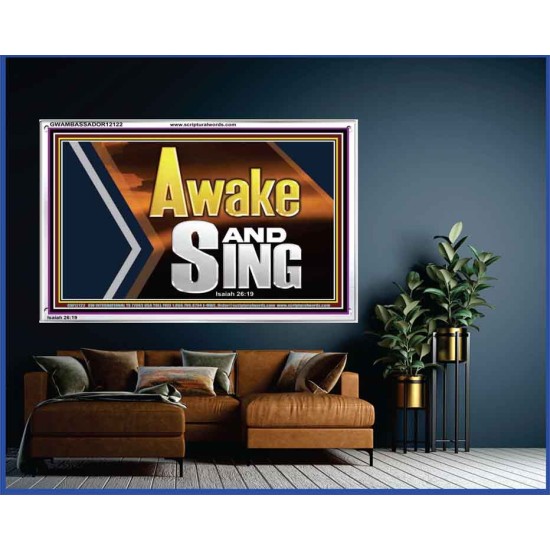 AWAKE AND SING  Affordable Wall Art  GWAMBASSADOR12122  