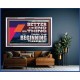 BETTER IS THE END OF A THING THAN THE BEGINNING THEREOF  Contemporary Christian Wall Art Acrylic Frame  GWAMBASSADOR12971  