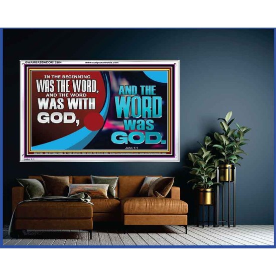 THE WORD OF LIFE THE FOUNDATION OF HEAVEN AND THE EARTH  Ultimate Inspirational Wall Art Picture  GWAMBASSADOR12984  