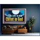 LET YOUR LIFE IS HID WITH CHRIST IN GOD  Church Office Acrylic Frame  GWAMBASSADOR13072  