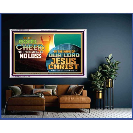 THERE SHALL BE NO LOSS  Righteous Living Christian Acrylic Frame  GWAMBASSADOR9543  