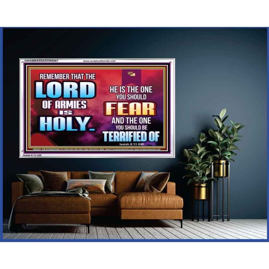 FEAR THE LORD WITH TREMBLING  Ultimate Power Acrylic Frame  GWAMBASSADOR9567  