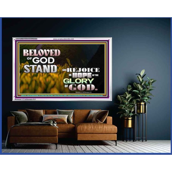 THE HOPE OF GLORY  Biblical Art Acrylic Frame  GWAMBASSADOR9595  