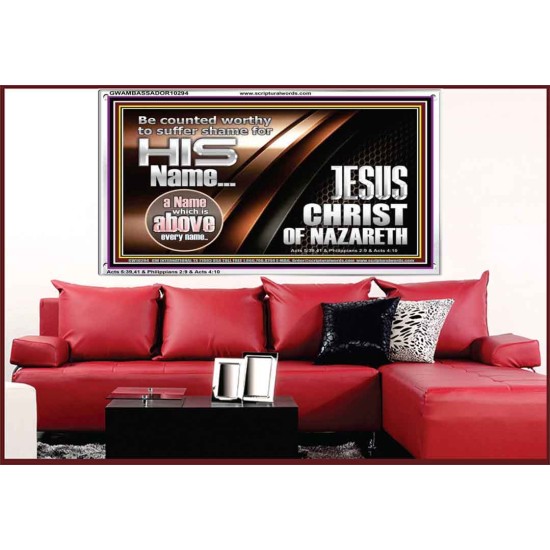 BE COUNTED WORTHY OF THE LORD  Décor Art Works  GWAMBASSADOR10294  