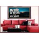 WALK IN TRUTH AND DO WELL  Custom Christian Wall Art  GWAMBASSADOR10308  