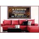 CROWN OF GLORY FOR OVERCOMERS  Scriptures Décor Wall Art  GWAMBASSADOR10440  