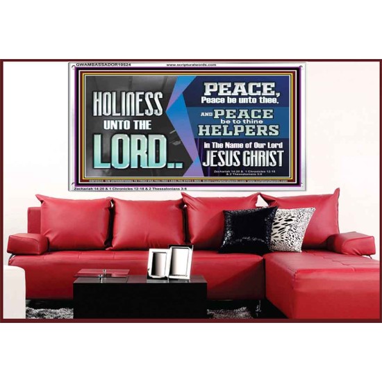 HOLINESS UNTO THE LORD  Righteous Living Christian Picture  GWAMBASSADOR10524  