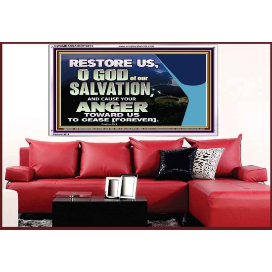 GOD OF OUR SALVATION  Scripture Wall Art  GWAMBASSADOR10573  