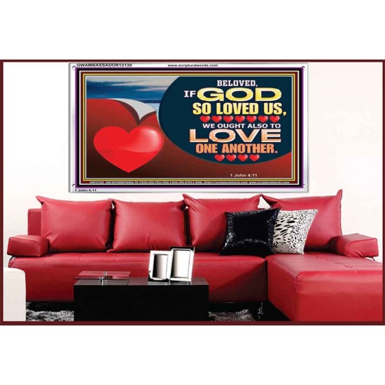 BELOVED IF GOD SO LOVED US  Custom Biblical Paintings  GWAMBASSADOR12130  