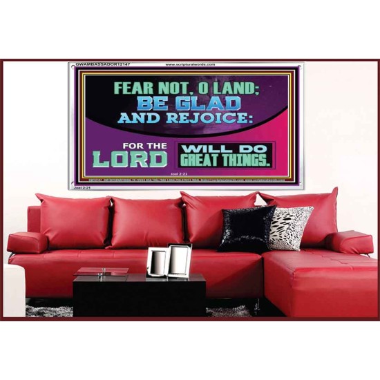THE LORD WILL DO GREAT THINGS  Custom Inspiration Bible Verse Acrylic Frame  GWAMBASSADOR12147  