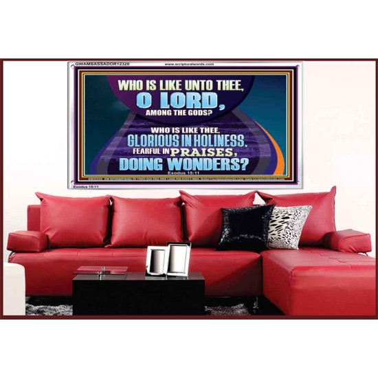 FEARFUL IN PRAISES DOING WONDERS  Ultimate Inspirational Wall Art Acrylic Frame  GWAMBASSADOR12320  