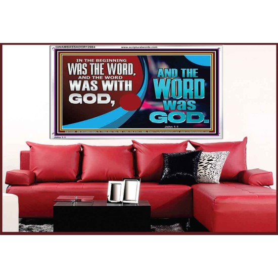 THE WORD OF LIFE THE FOUNDATION OF HEAVEN AND THE EARTH  Ultimate Inspirational Wall Art Picture  GWAMBASSADOR12984  