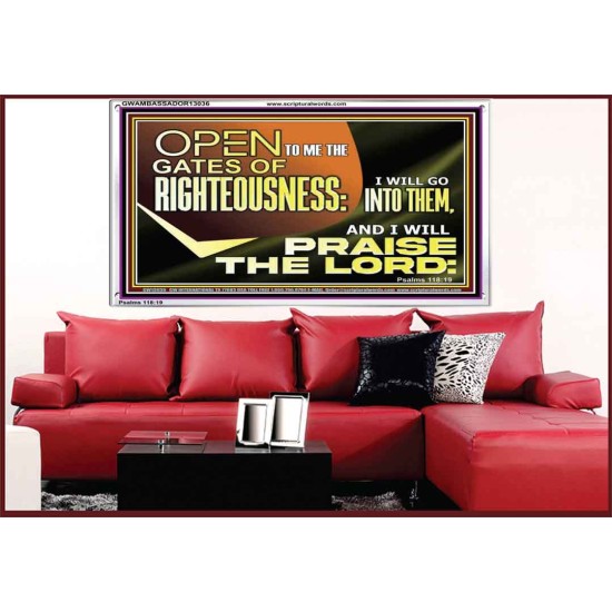 OPEN TO ME THE GATES OF RIGHTEOUSNESS  Children Room Décor  GWAMBASSADOR13036  