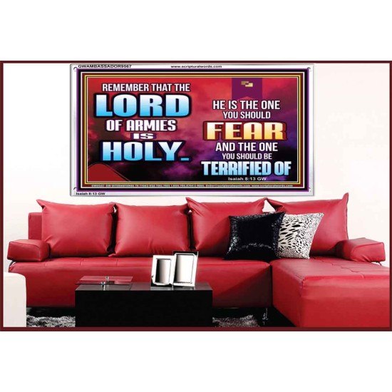 FEAR THE LORD WITH TREMBLING  Ultimate Power Acrylic Frame  GWAMBASSADOR9567  