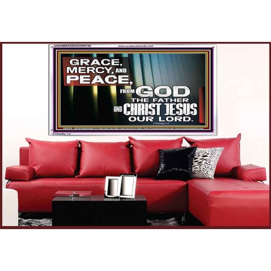 GRACE MERCY AND PEACE UNTO YOU  Bible Verse Acrylic Frame  GWAMBASSADOR9799  