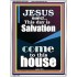 SALVATION IS COME TO THIS HOUSE  Unique Scriptural Picture  GWAMBASSADOR10000  "32x48"