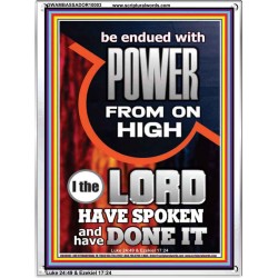 POWER FROM ON HIGH - HOLY GHOST FIRE  Righteous Living Christian Picture  GWAMBASSADOR10003  "32x48"