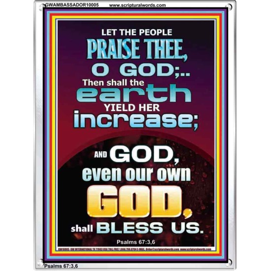 THE EARTH YIELD HER INCREASE  Church Picture  GWAMBASSADOR10005  
