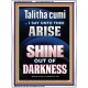 TALITHA CUMI ARISE SHINE OUT OF DARKNESS  Children Room Portrait  GWAMBASSADOR10032  