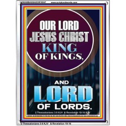 JESUS CHRIST - KING OF KINGS LORD OF LORDS   Bathroom Wall Art  GWAMBASSADOR10047  "32x48"