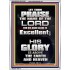 LET THEM PRAISE THE NAME OF THE LORD  Bathroom Wall Art Picture  GWAMBASSADOR10052  "32x48"