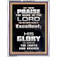 LET THEM PRAISE THE NAME OF THE LORD  Bathroom Wall Art Picture  GWAMBASSADOR10052  