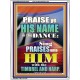 PRAISE HIM IN DANCE, TIMBREL AND HARP  Modern Art Picture  GWAMBASSADOR10057  