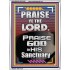 PRAISE GOD IN HIS SANCTUARY  Art & Wall Décor  GWAMBASSADOR10061  "32x48"