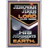 JEHOVAH JIREH IS THE LORD OUR GOD  Contemporary Christian Wall Art Portrait  GWAMBASSADOR10695  "32x48"