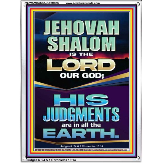 JEHOVAH SHALOM IS THE LORD OUR GOD  Christian Paintings  GWAMBASSADOR10697  