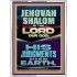 JEHOVAH SHALOM IS THE LORD OUR GOD  Christian Paintings  GWAMBASSADOR10697  "32x48"