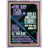 THE GREAT DAY OF THE LORD  Sciptural Décor  GWAMBASSADOR11772  "32x48"
