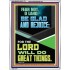 THE LORD WILL DO GREAT THINGS  Christian Paintings  GWAMBASSADOR11774  "32x48"