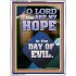 THOU ART MY HOPE IN THE DAY OF EVIL O LORD  Scriptural Décor  GWAMBASSADOR11803  "32x48"