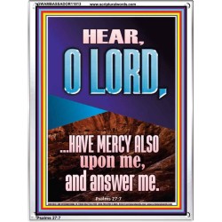 BECAUSE OF YOUR GREAT MERCIES PLEASE ANSWER US O LORD  Art & Wall Décor  GWAMBASSADOR11813  "32x48"