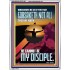 YOU ARE MY DISCIPLE WHEN YOU FORSAKETH ALL BECAUSE OF ME  Large Scriptural Wall Art  GWAMBASSADOR11880  "32x48"