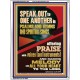 SPEAK TO ONE ANOTHER IN PSALMS AND HYMNS AND SPIRITUAL SONGS  Ultimate Inspirational Wall Art Picture  GWAMBASSADOR11881  