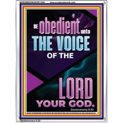 BE OBEDIENT UNTO THE VOICE OF THE LORD OUR GOD  Righteous Living Christian Portrait  GWAMBASSADOR11903  "32x48"