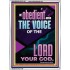 BE OBEDIENT UNTO THE VOICE OF THE LORD OUR GOD  Righteous Living Christian Portrait  GWAMBASSADOR11903  "32x48"