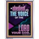 BE OBEDIENT UNTO THE VOICE OF THE LORD OUR GOD  Righteous Living Christian Portrait  GWAMBASSADOR11903  