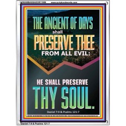 THE ANCIENT OF DAYS SHALL PRESERVE THEE FROM ALL EVIL  Children Room Wall Portrait  GWAMBASSADOR11906  "32x48"