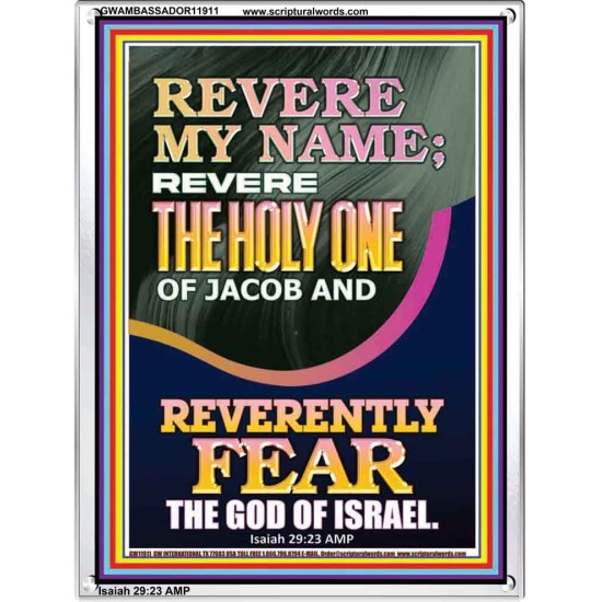 REVERE MY NAME THE HOLY ONE OF JACOB  Ultimate Power Picture  GWAMBASSADOR11911  