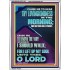 LET ME EXPERIENCE THY LOVINGKINDNESS IN THE MORNING  Unique Power Bible Portrait  GWAMBASSADOR11928  "32x48"